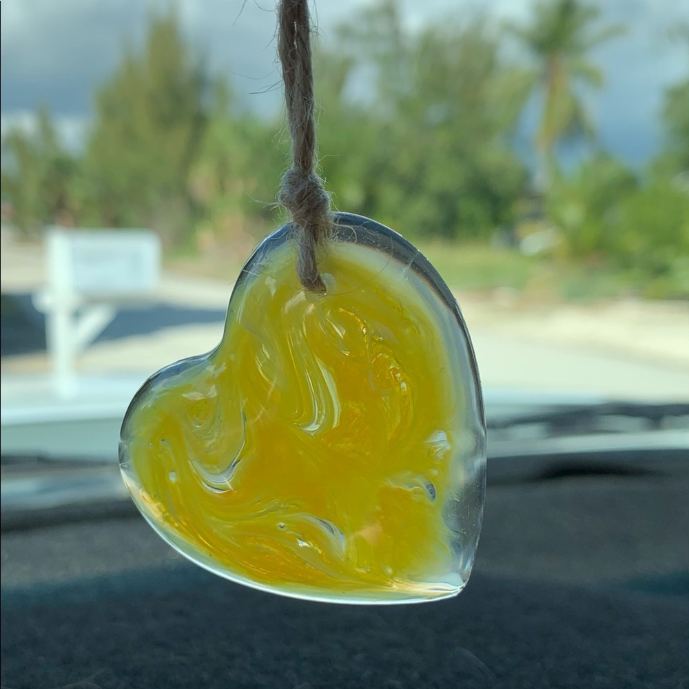 Heart Mirror Charm